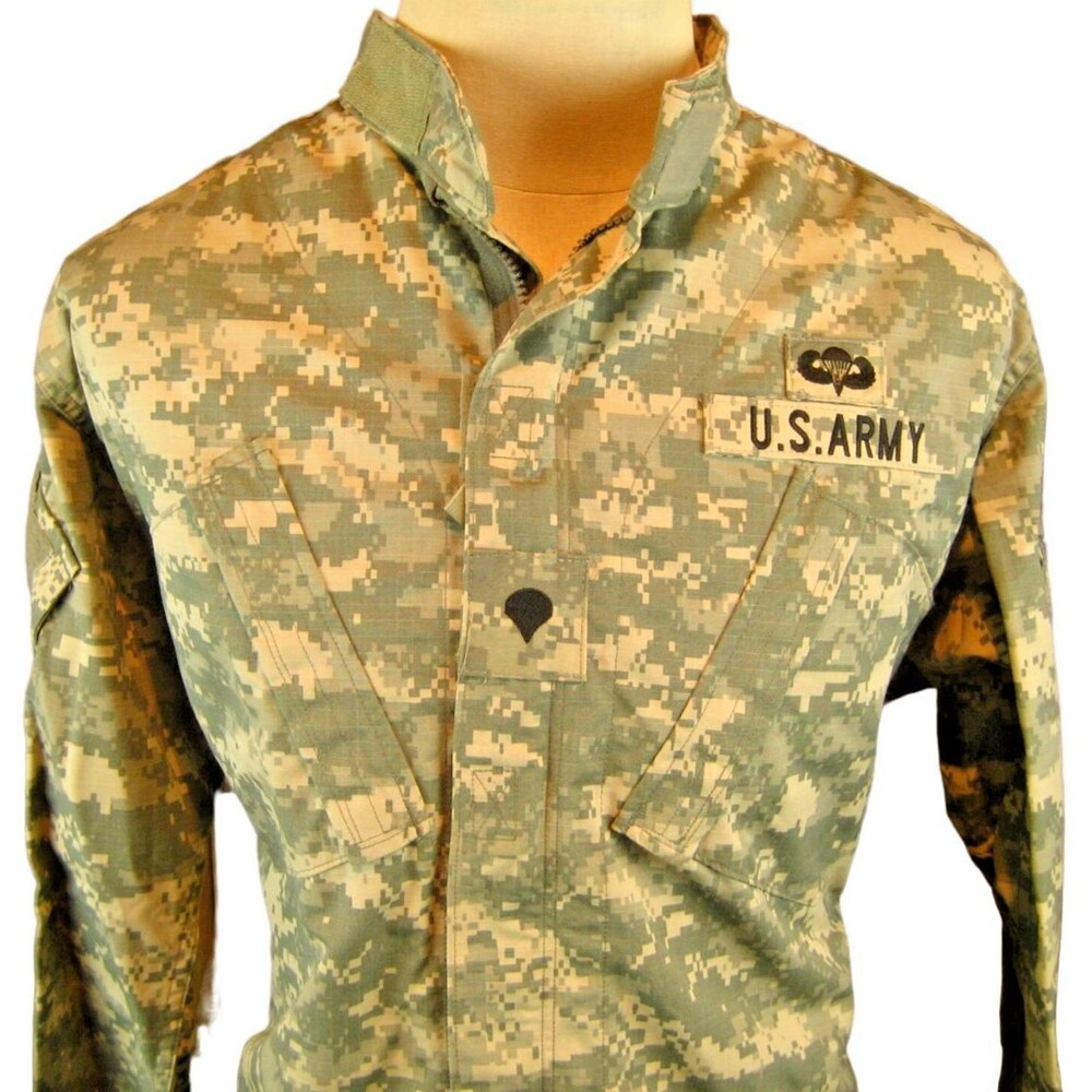 US Army Issue Digital Camo Combat Uniform Coat Tunic sz Med-Short